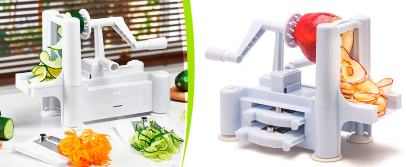 Illustration for article titled Simple to Prepare - Fast, Fun Meals Using a Veg Spiral Slicer